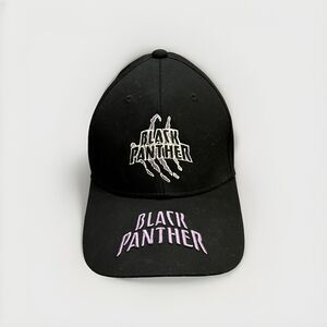 Volvik Marvel Unisex Black Panther Purple Adjustable Strapback Hat Baseball Cap